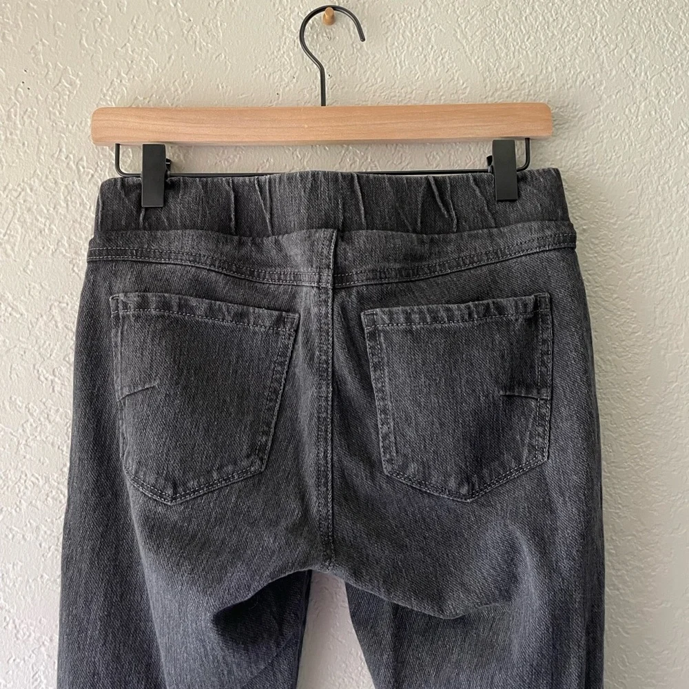 CAbi Jeans Gray Pull On Jeggings Denim Cargo Skinny Jeans